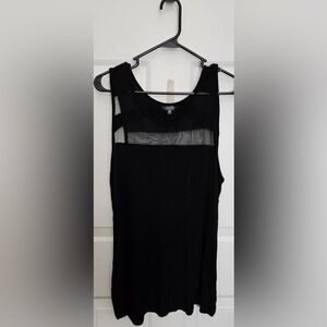 Attitude Not Included Womens Size 1X Black Sleeveless Tank